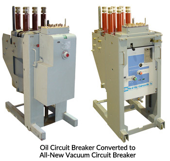 Life Extension - Oil Circuit Breaker Converted to Vacuum Circuit Breaker